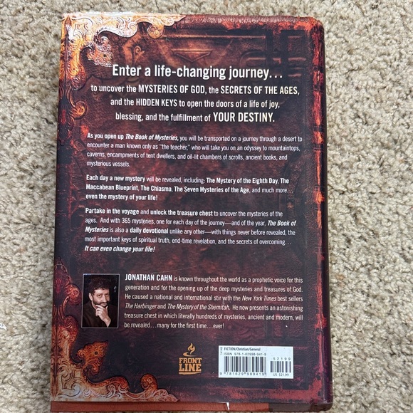 The Book of Mysteries by Jonathan Cahn- Multicolor Hardcover - Daily Devotional - Picture 3 of 7